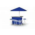 Best of Times L Shaped Bar & 6' Palapa Umbrella